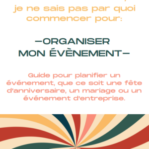 Organisation évènement